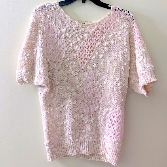 VINTAGE '80s Pretty Pastel Sweater - Picture 5 of 10